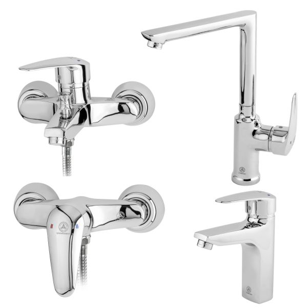 4-7 ست شیرآلات قهرمان مدل آرمال جدید