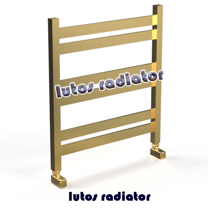 60-6-1-1 حوله خشک کن استیل فلت طلایی مات