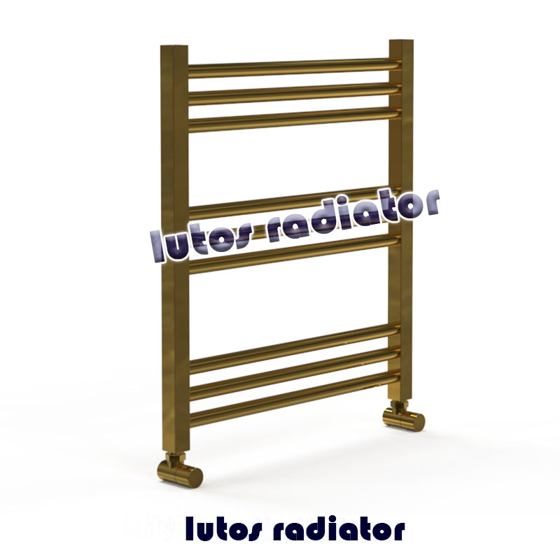 60-9- حوله خشک کن استیل لوله ای طلایی مات